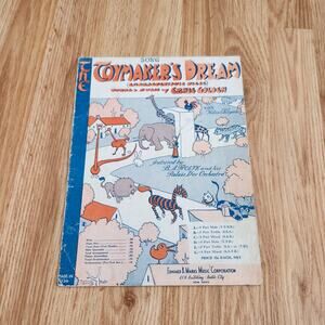 Vintage 1929 The Toymaker's Dream Sheet Music Ernie Golden Frederick Manning
